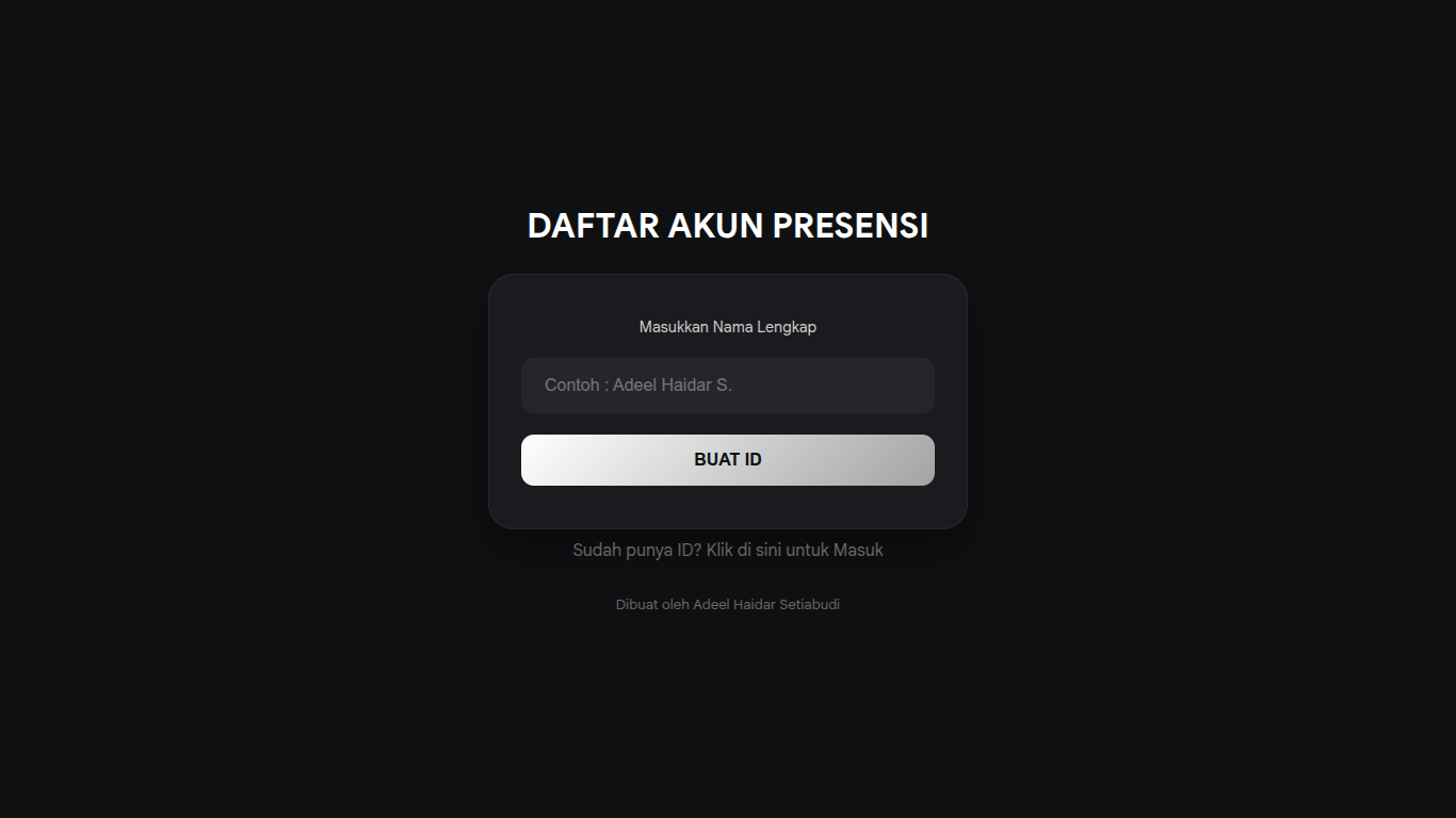 Digital Presence App